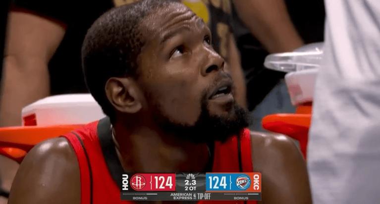 KD：我在NBA的赛前餐一般为意大利面 火箭首秀前觉得紧张就没吃